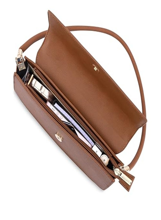 Fastrack Structured Shoulder Bag for Women | Faux Leather Handbag with Flap Closure & Spacious Main Compartment | Stylish Purse for Office & Daily Use - Image 5